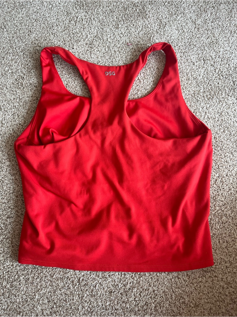 DSG Red Racerback Tank Top - Picture 3 of 4